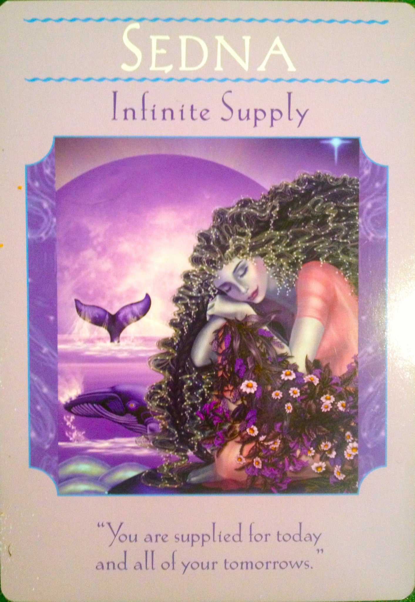 “You are supplied for today and all of your tomorrows."