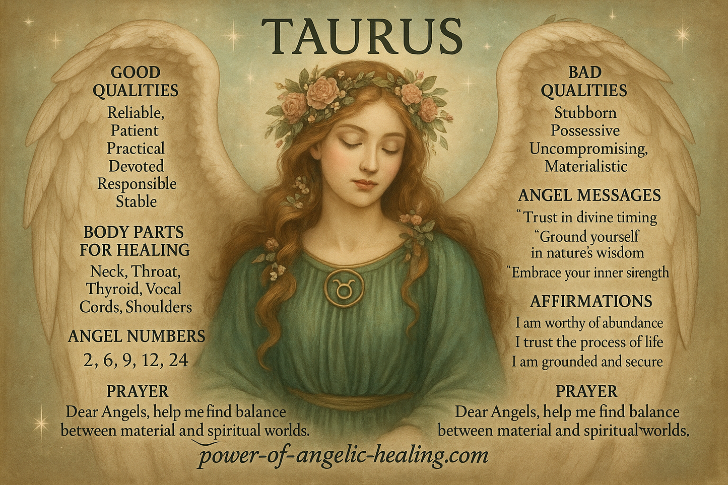 Angel of Taurus.