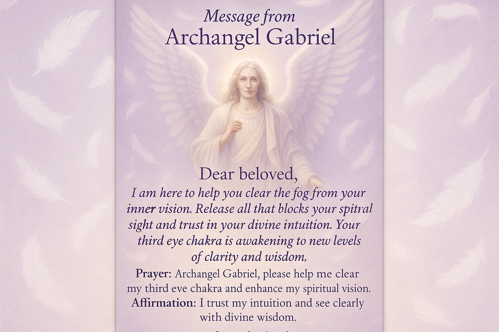 Message from Archangel Gabriel