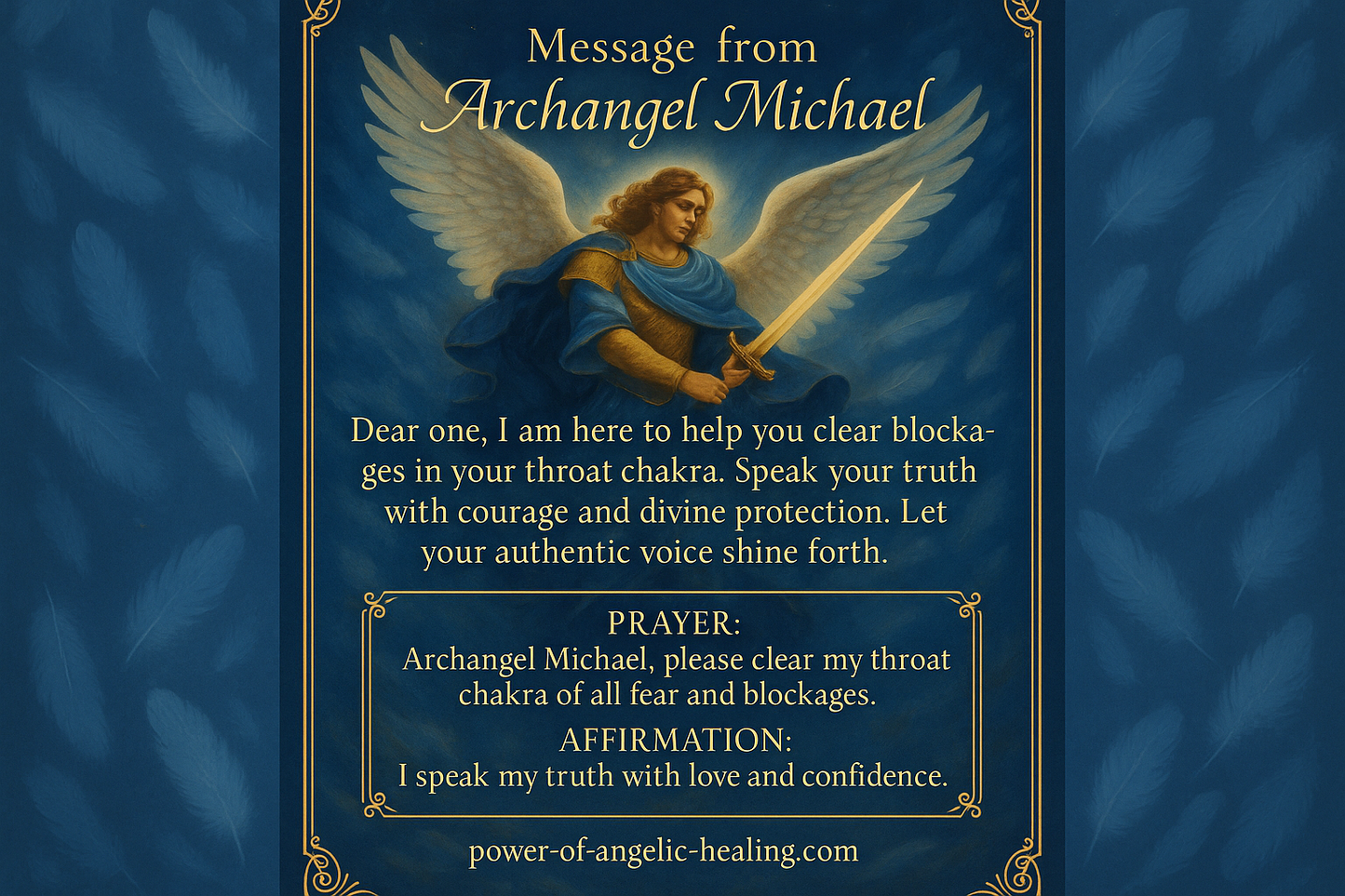 Message from Archangel Michael