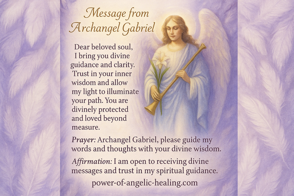 Message from Archangel Gabriel