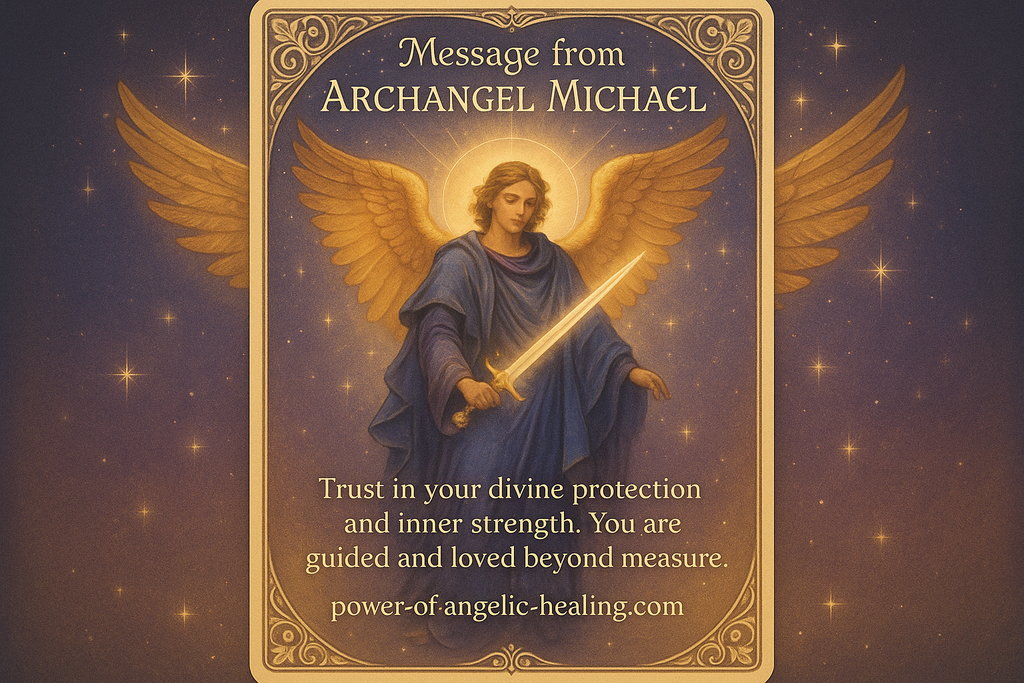 Message from Archangel Michael.