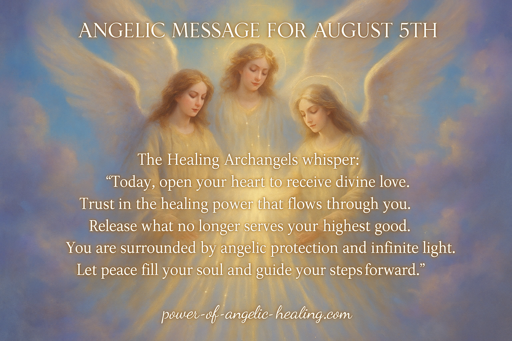 Angelic message for August 5th.