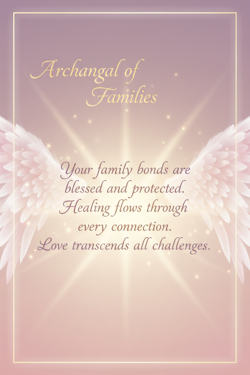 The Archangel of Family: Nurturing Sacred Bonds Through Every Season of Life