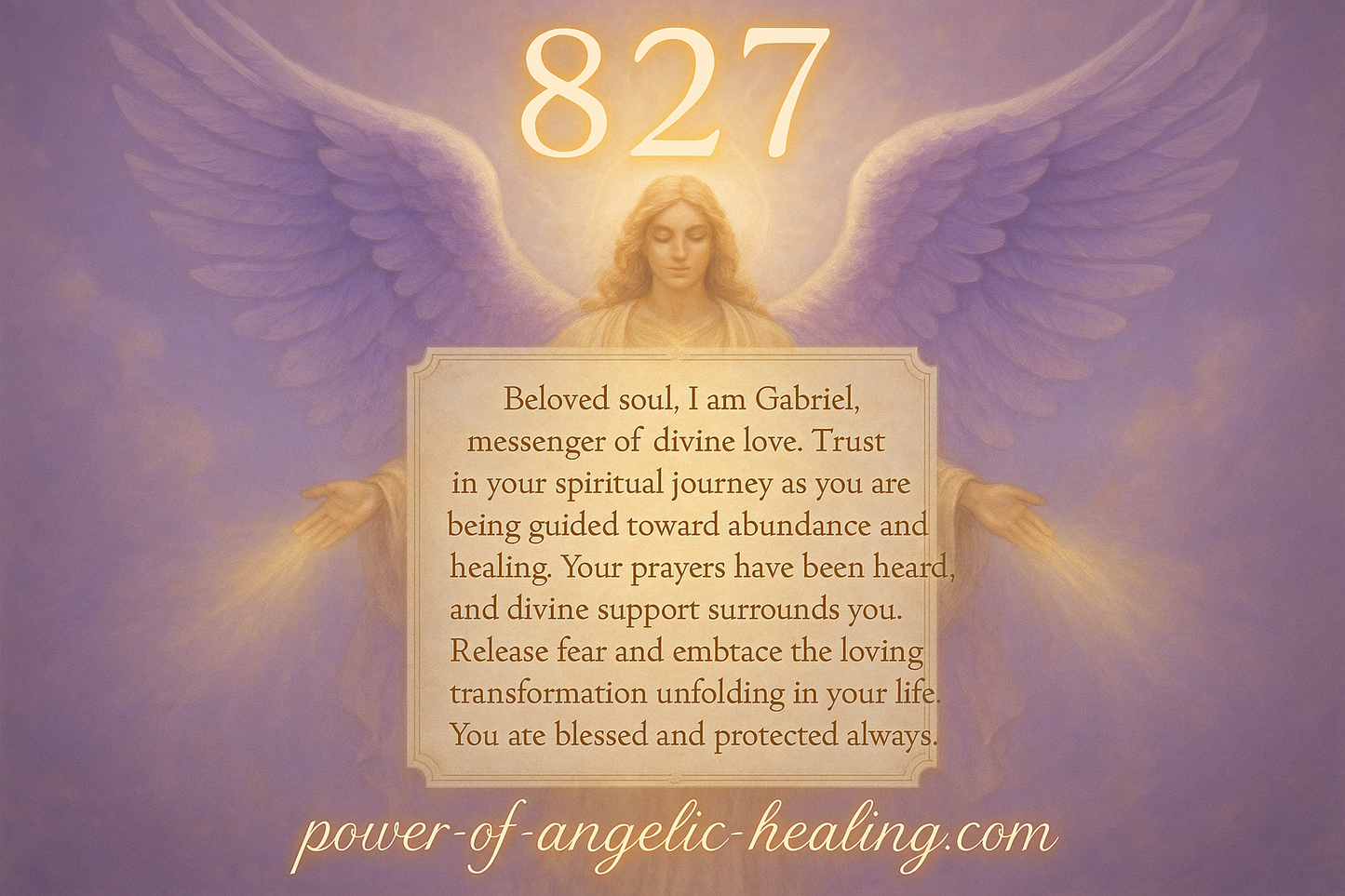 Angelic message for 827
