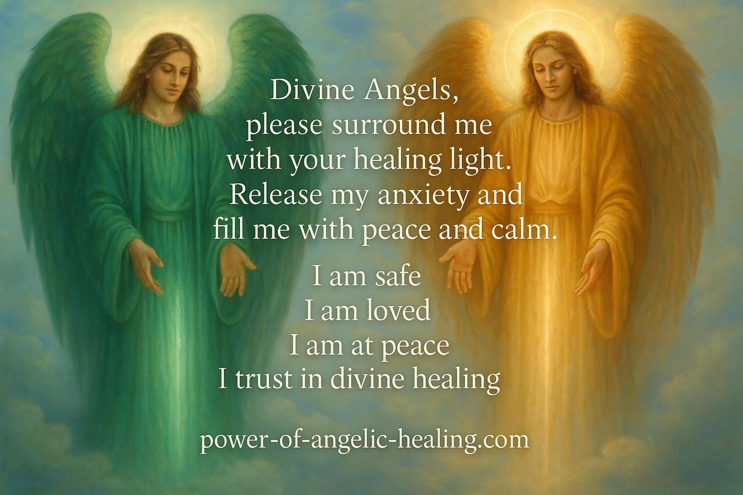Allow Archangels Raphael & Uriel heal your anxiety 👼🙏✨
