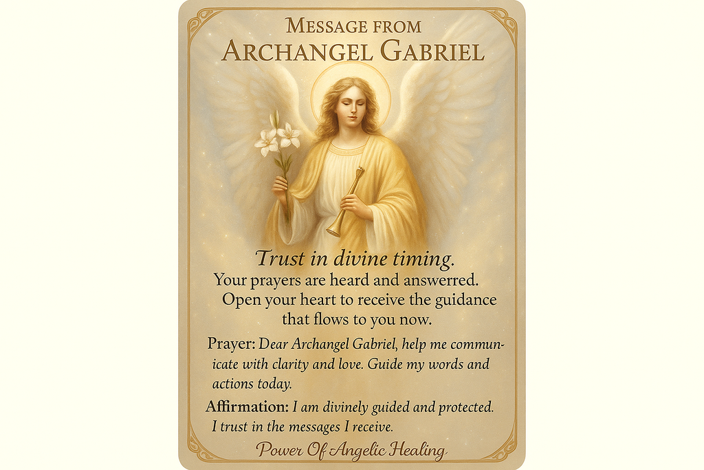 Message from Archangel Gabriel