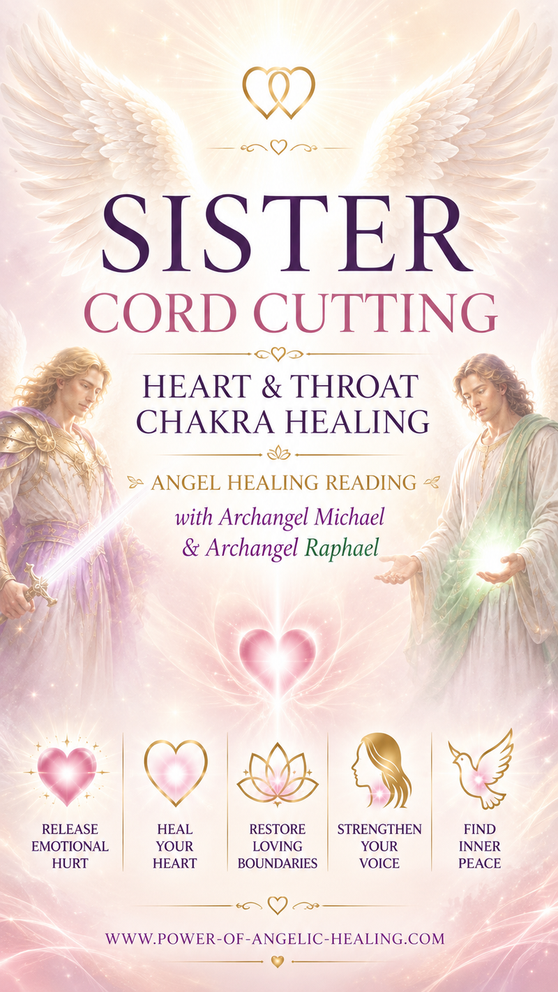Sister Cord Cutting  Heart & Throat Chakra Healing