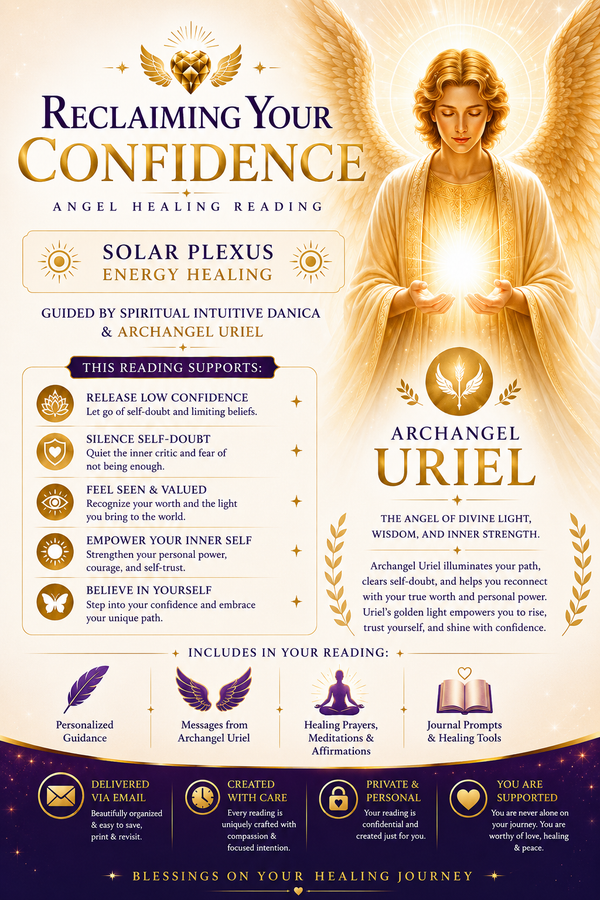 Reclaiming Your Confidence Angel Healing Reading