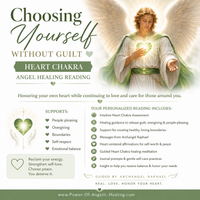 Choosing Yourself Without Guilt. Angel Healing Reading.