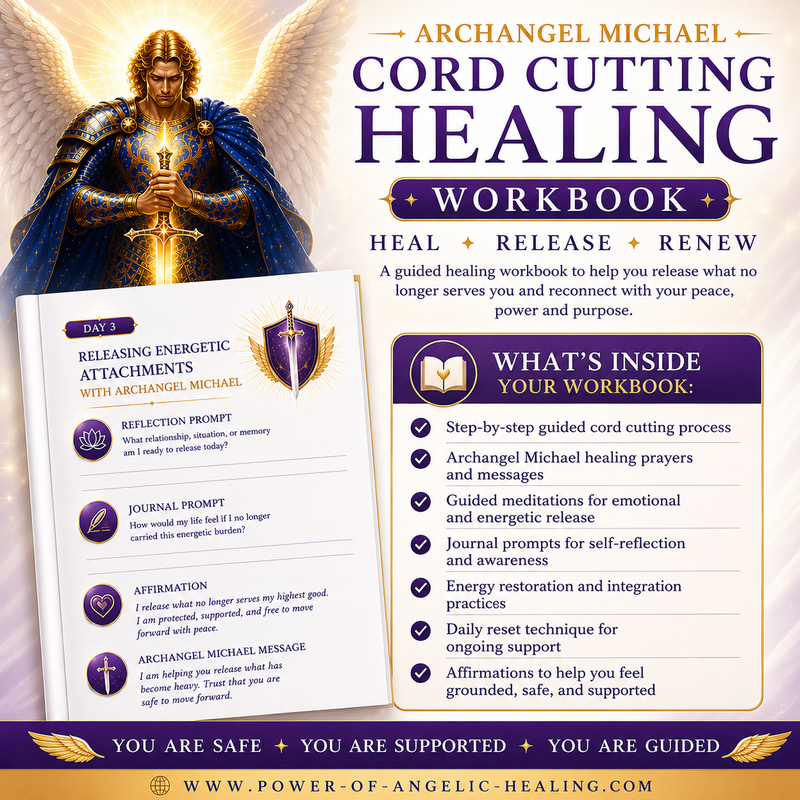 Cord Cutting Workbook: A Guided Healing Journey with Archangel Michael Release • Heal • Reclaim Your Energy