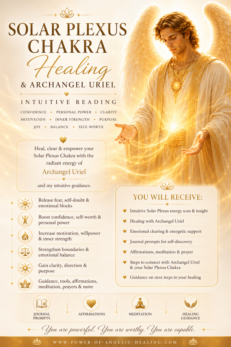 Solar Plexus Chakra Healing & Archangel Uriel Intuitive Reading