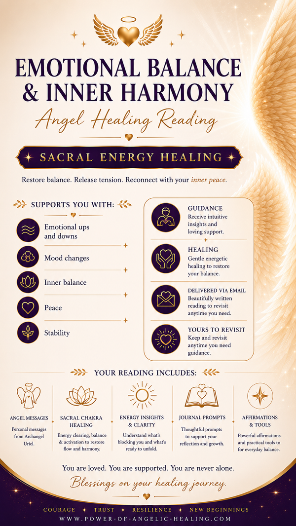Emotional Balance & Inner Harmony Angel Healing Reading