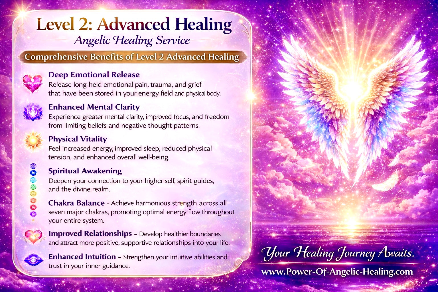 Level 2: Advanced Healing Angelic Healing Service.
