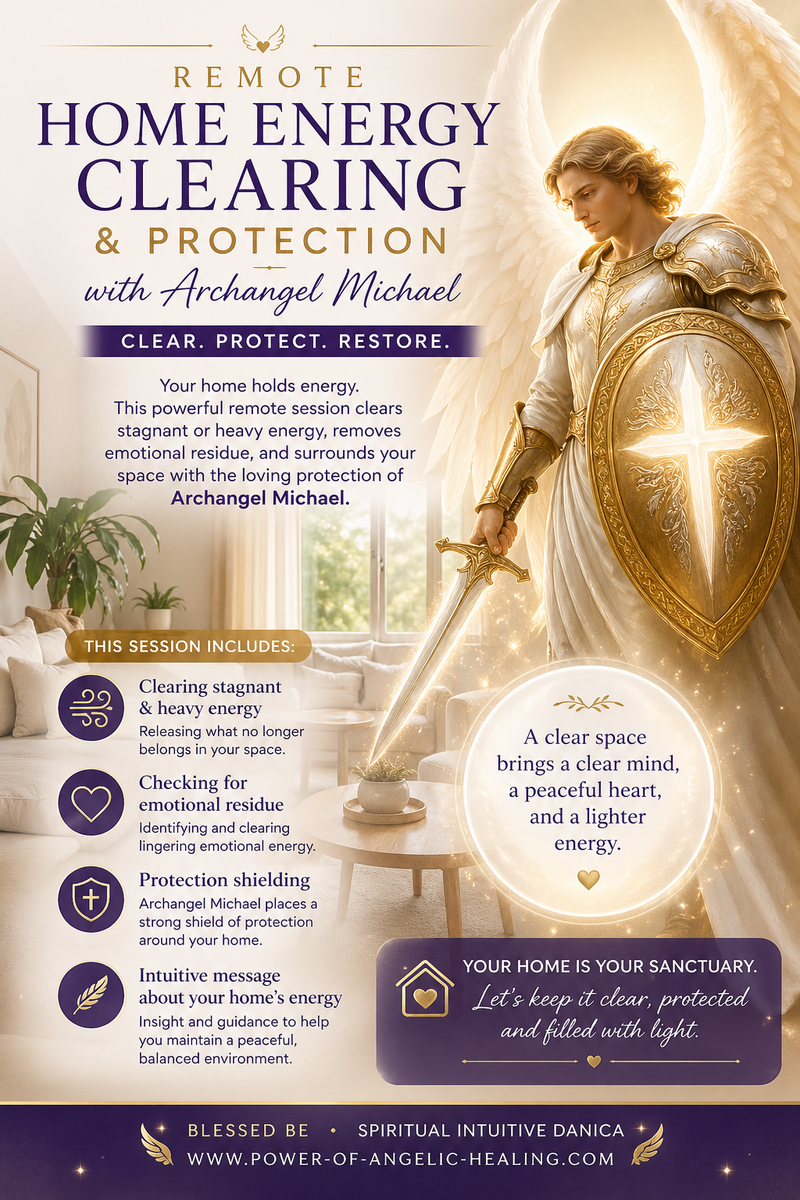 Remote Home Energy Clearing & Protection  With Archangel Michael  Clear • Protect • Restore the Energy of Your Space