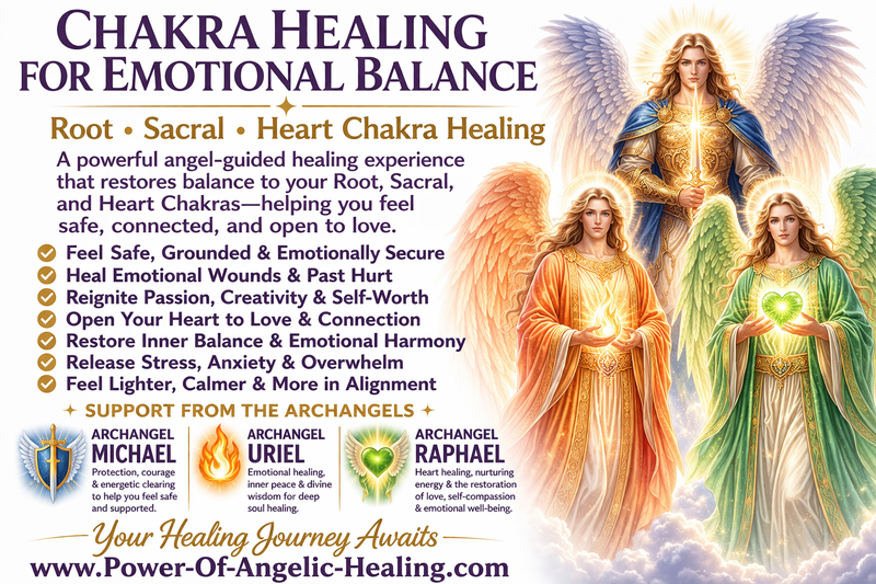 Chakra Healing for Emotional Balance✨Root • Sacral • Heart Chakra Healing
