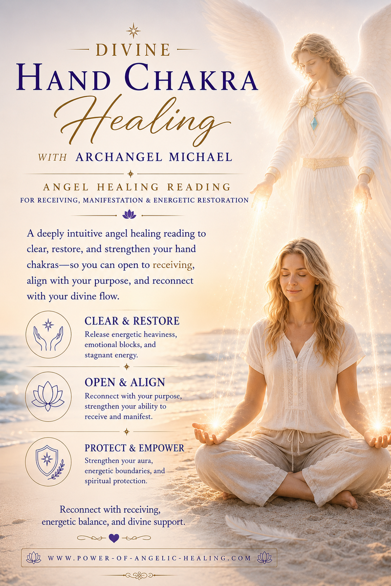 Divine Hand Chakra Healing with Archangel Michael✨Angel Healing Reading for Receiving, Manifestation & Energetic Restoration