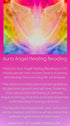 Aura Angel Healing Reading