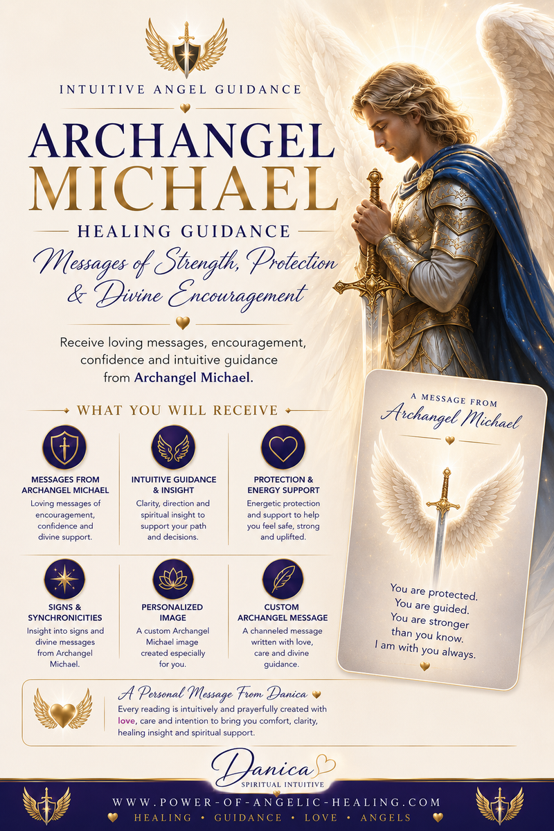 Archangel Michael Healing Guidance Reading✨Personalized Angel Messages, Spiritual Support & Intuitive Encouragement from Archangel Michael