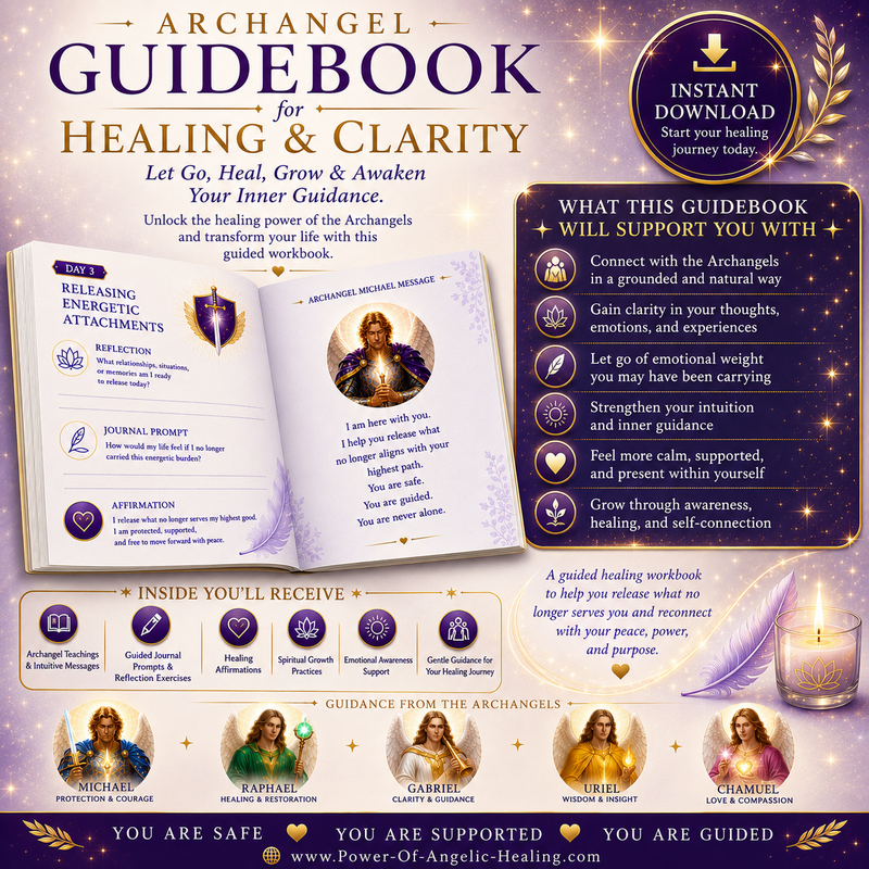 Archangel Guidebook for Healing & Clarity✨Let Go, Heal, Grow & Awaken Your Inner Guidance.