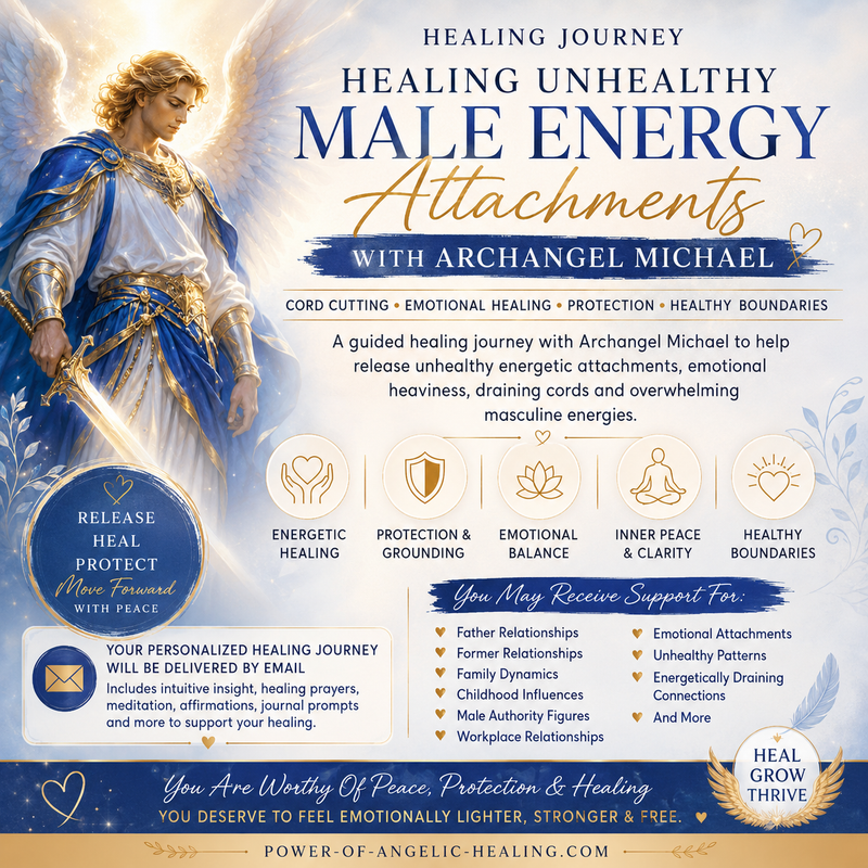 Healing Unhealthy Male Energy Attachments with Archangel Michael .