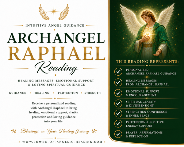 Archangel Raphael Healing Guidance Reading✨Personalized Healing Messages, Emotional Support & Gentle Spiritual Guidance from Archangel Raphael