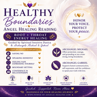 Healthy Boundaries Angel Healing Reading