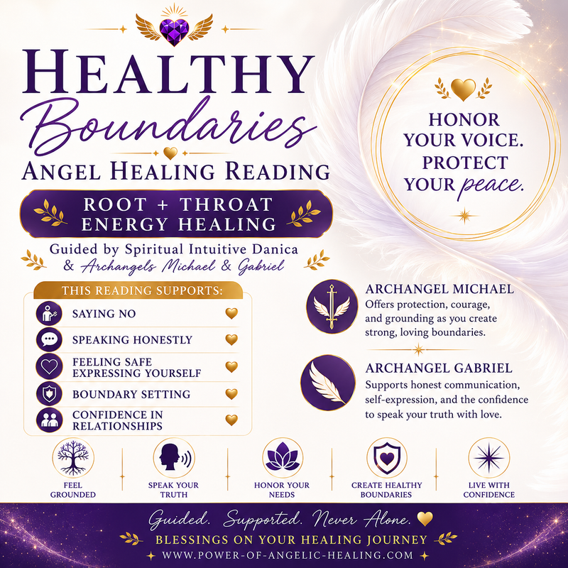 Healthy Boundaries Angel Healing Reading