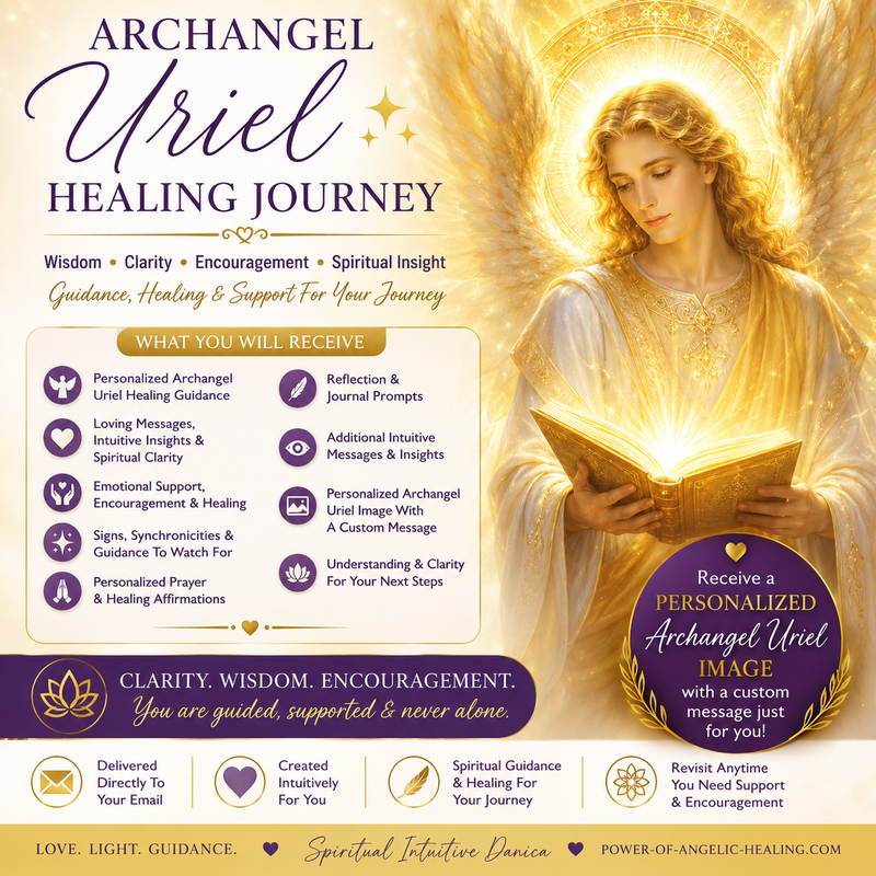 Archangel Uriel Healing Journey. Wisdom • Clarity • Encouragement • Spiritual Insight.