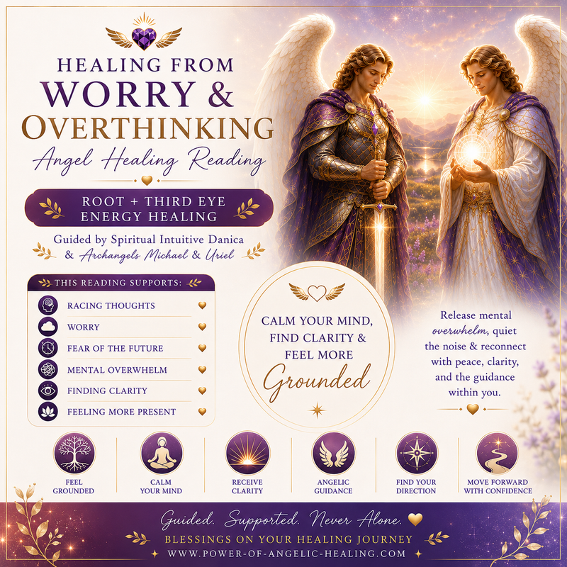 Healing From Worry & Overthinking Angel Healing Reading