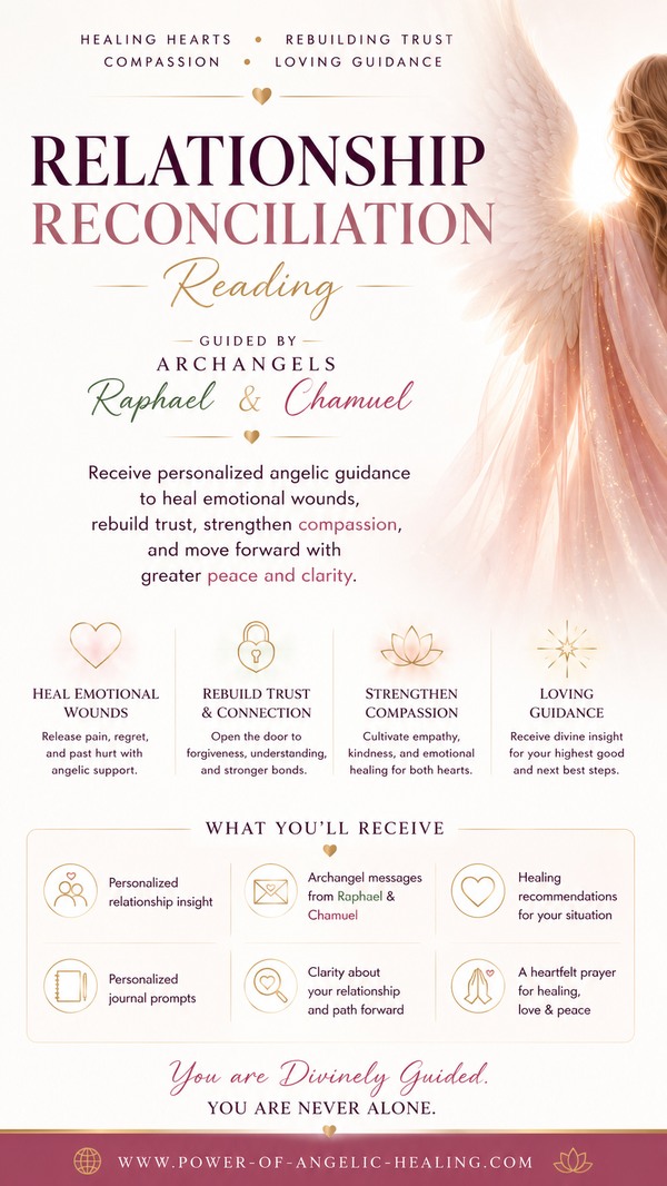 Relationship Reconciliation Reading. Healing Hearts • Rebuilding Trust • Compassion • Loving Guidance
