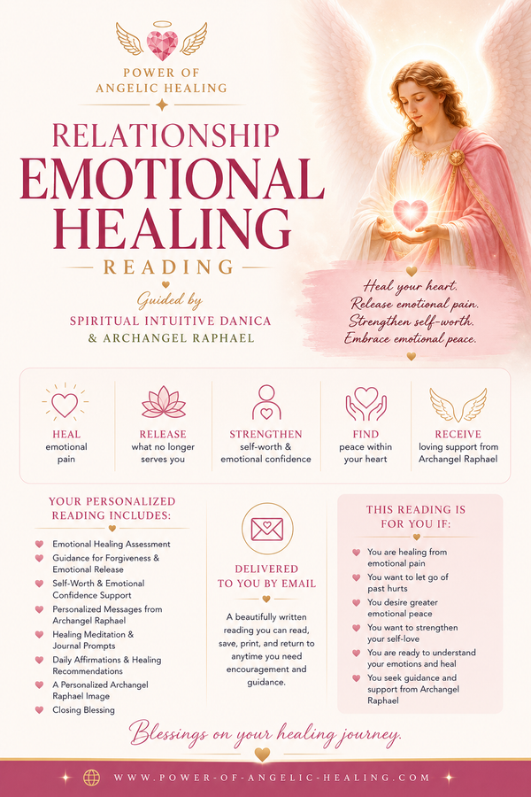 Relationship Emotional Healing Reading. Heal Emotional Pain • Strengthen Self-Worth • Embrace Forgiveness • Open Your Heart to Greater Peace