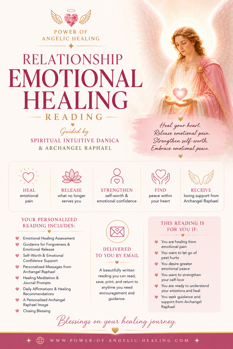 Relationship Emotional Healing Reading. Heal Emotional Pain • Strengthen Self-Worth • Embrace Forgiveness • Open Your Heart to Greater Peace