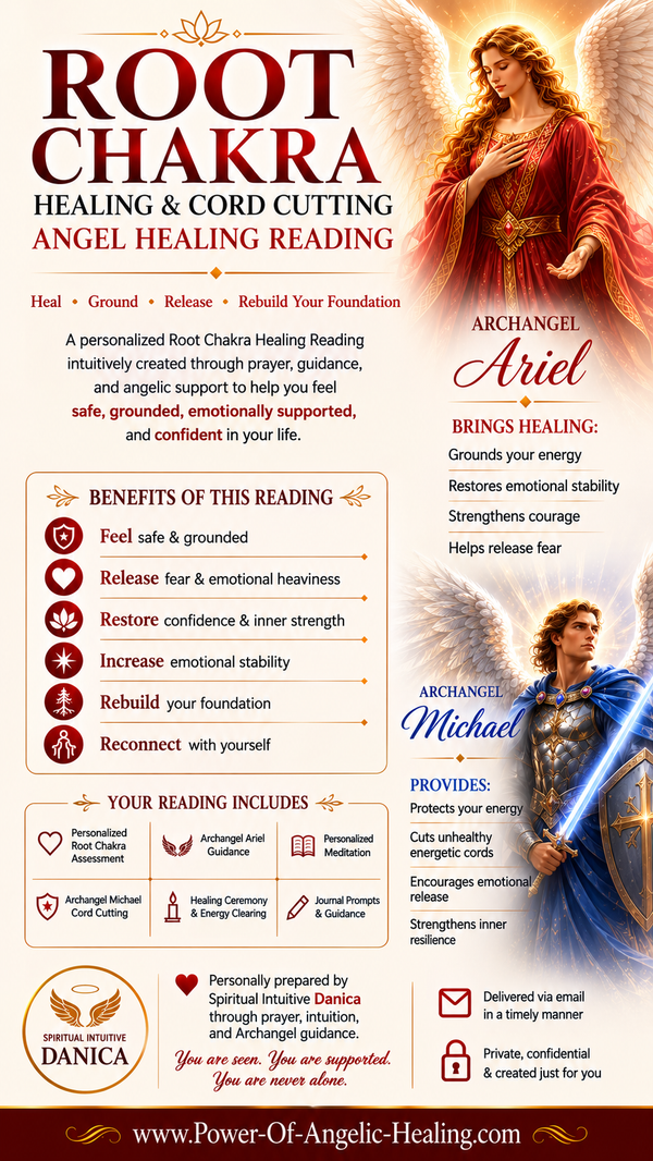 Root Chakra Healing & Cord Cutting Reading. Heal • Ground • Release • Rebuild Your Foundation