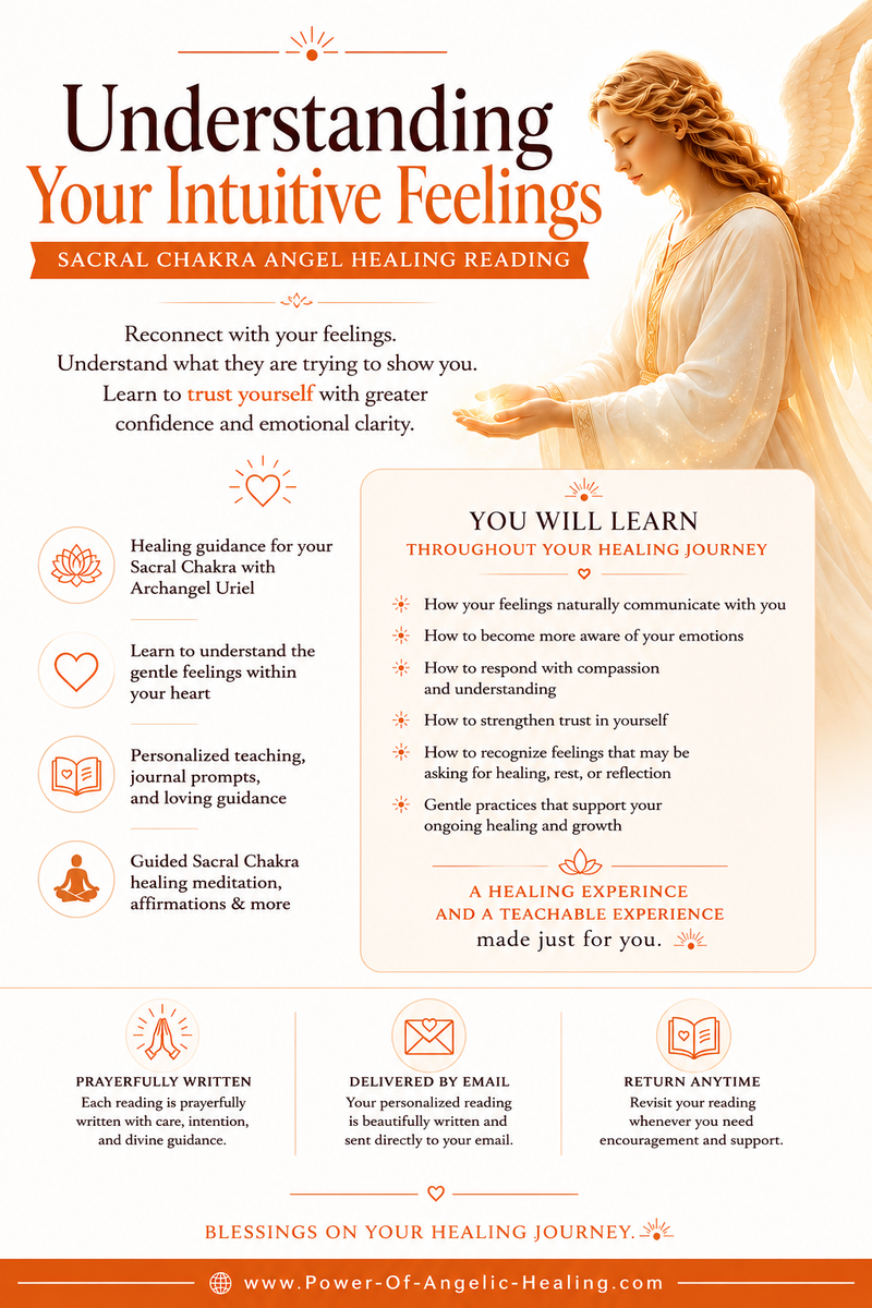 Understanding Your Intuitive Feelings. Angel healing reading