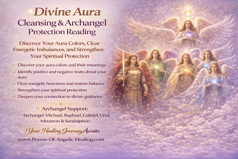 ✨ Divine Aura Cleansing & Archangel Protection Reading