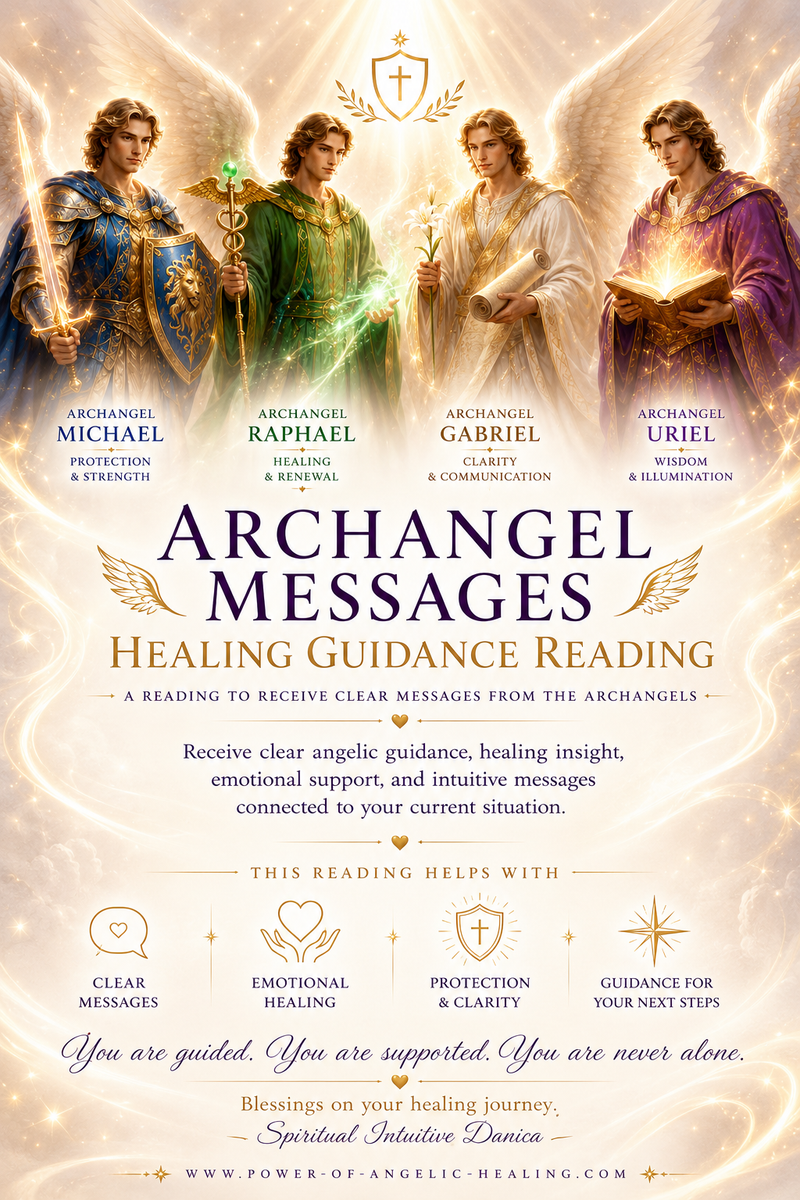 Archangel Messages & Healing Guidance Reading with Michael • Raphael • Gabriel • Uriel✨Receive Clear Messages • Emotional Healing • Protection • Insight for Your Current Situation