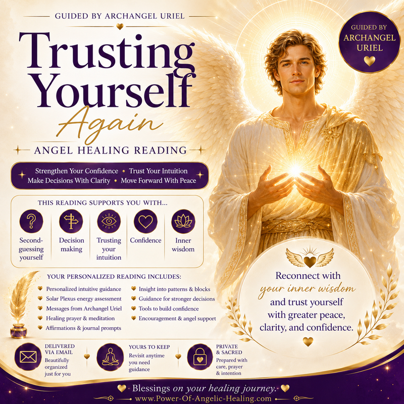 Trusting Yourself Again Angel Healing Reading