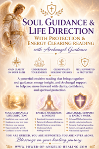 Soul Guidance & Life Direction with Archangel Protection & Energy Clearing. Gain Clarity on Your Path • Understand Your Energy • Release What’s Holding You Back • Feel Guided, Supported & Protected