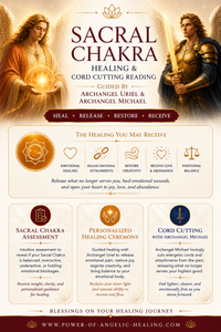 Sacral Chakra Healing & Cord Cutting Reading. Emotional Healing • Creativity • Joy • Healthy Relationships