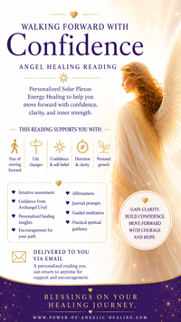 Walking Forward With Confidence Angel Healing Reading