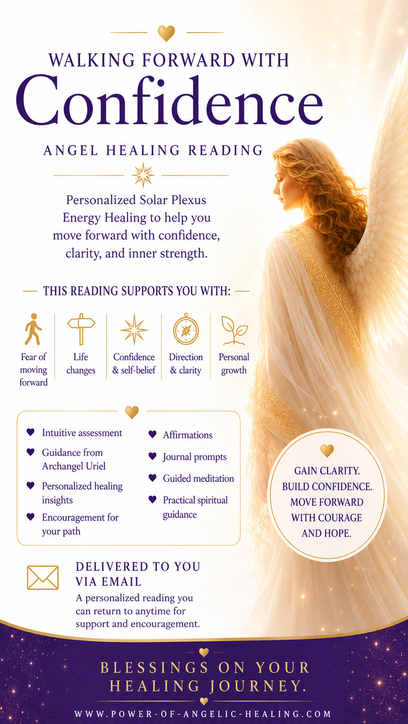 Walking Forward With Confidence Angel Healing Reading