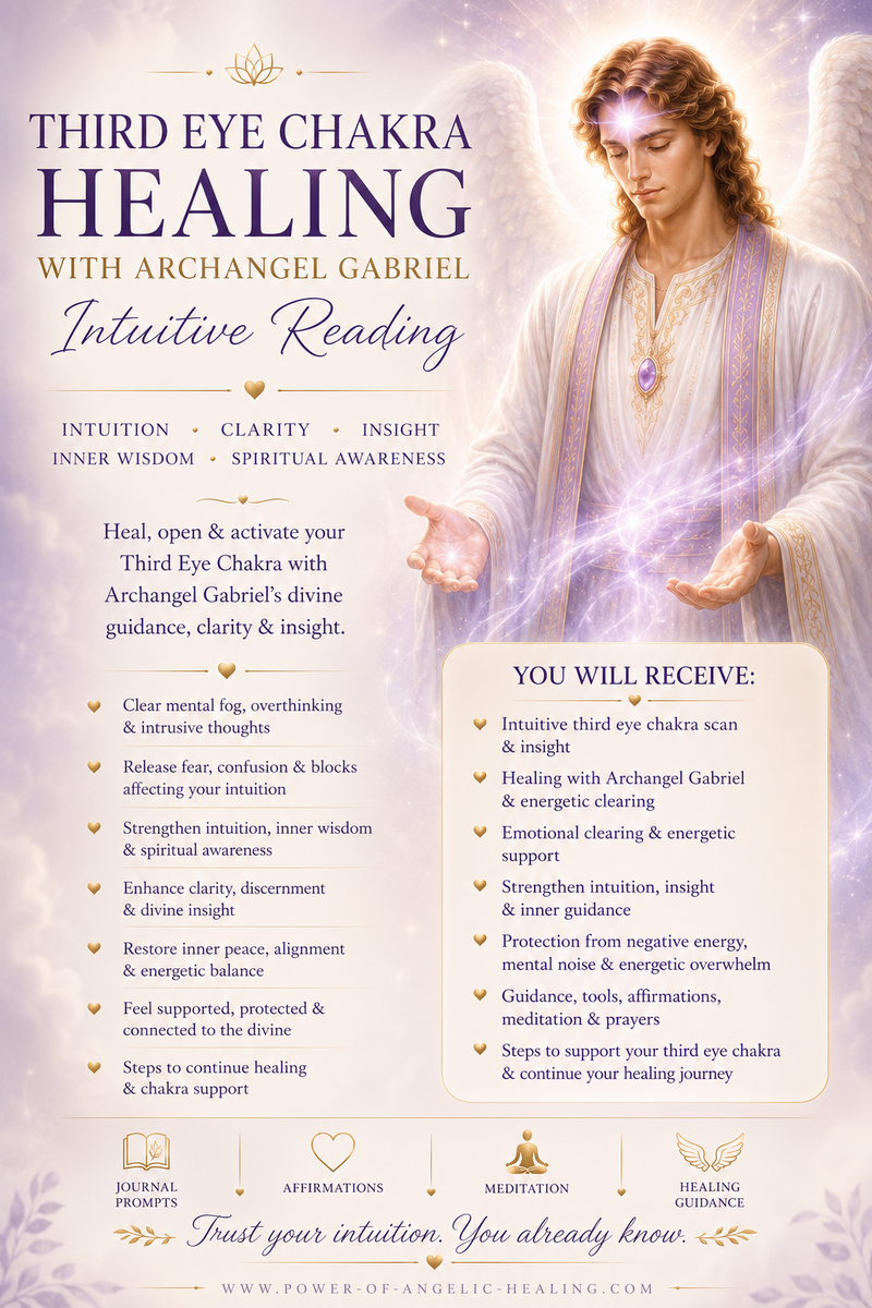 Third Eye Chakra Healing & Archangel Gabriel Intuitive Reading