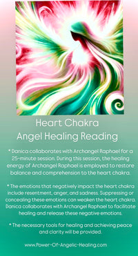 Heart Chakra. Angel Healing Reading.