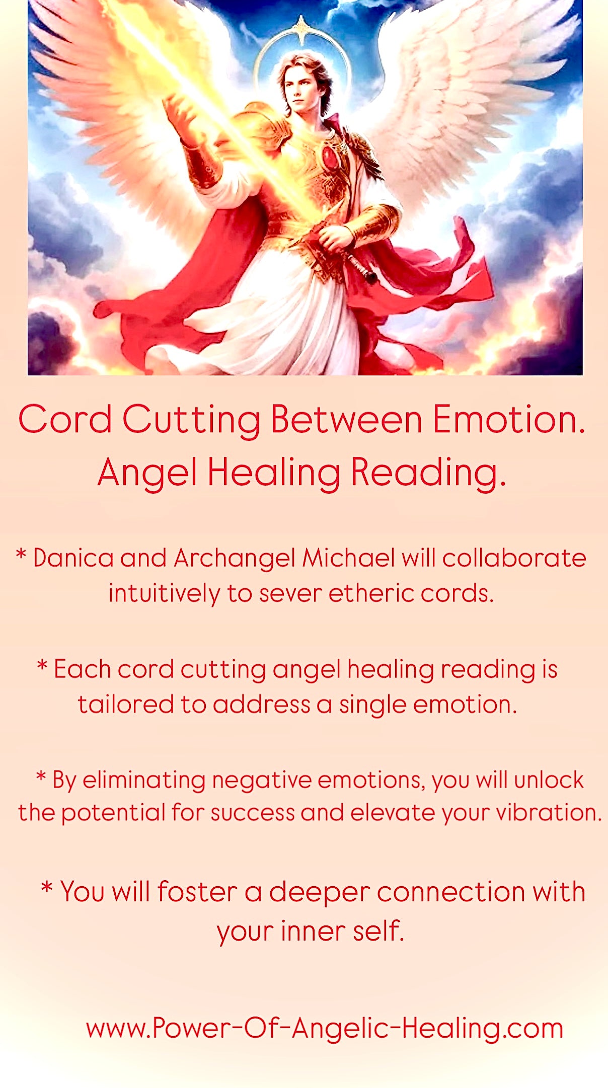 Cord Cutting Between Emotion. Angel Healing Reading.