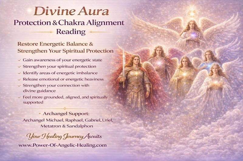 ✨ Divine Aura Protection & Chakra Alignment Reading