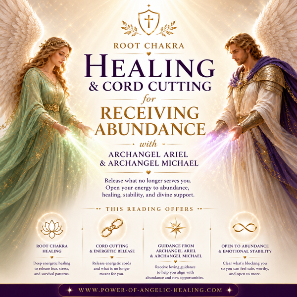Root Chakra Healing & Cord Cutting for Receiving Abundance with Archangel Ariel & Archangel Michael✨Release Fear & Limitation • Restore Stability • Open to Receive More