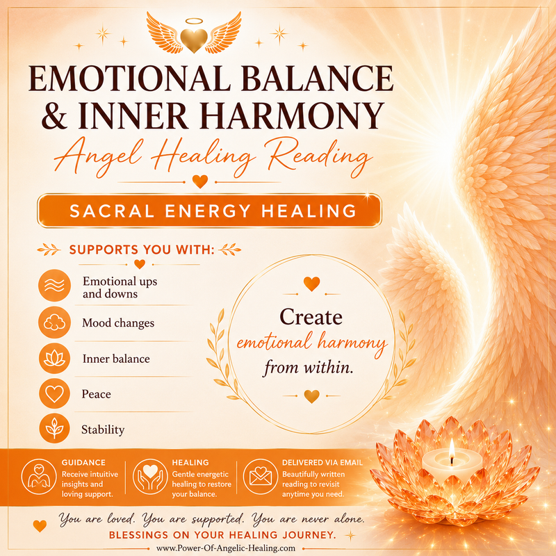 Emotional Balance & Inner Harmony Angel Healing Reading