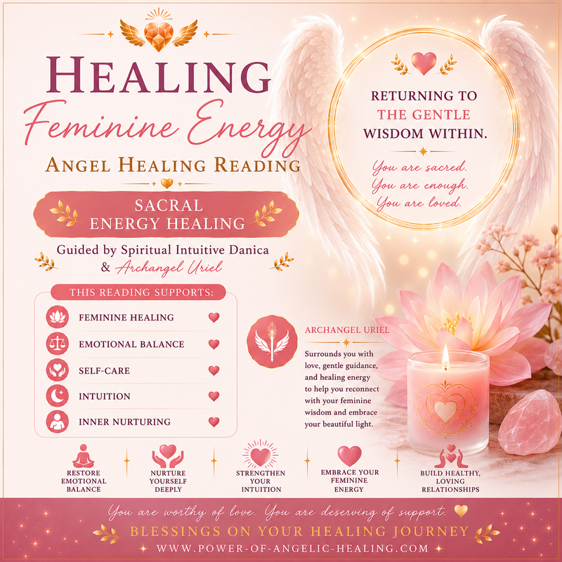 Healing Feminine Energy Angel Healing Reading
