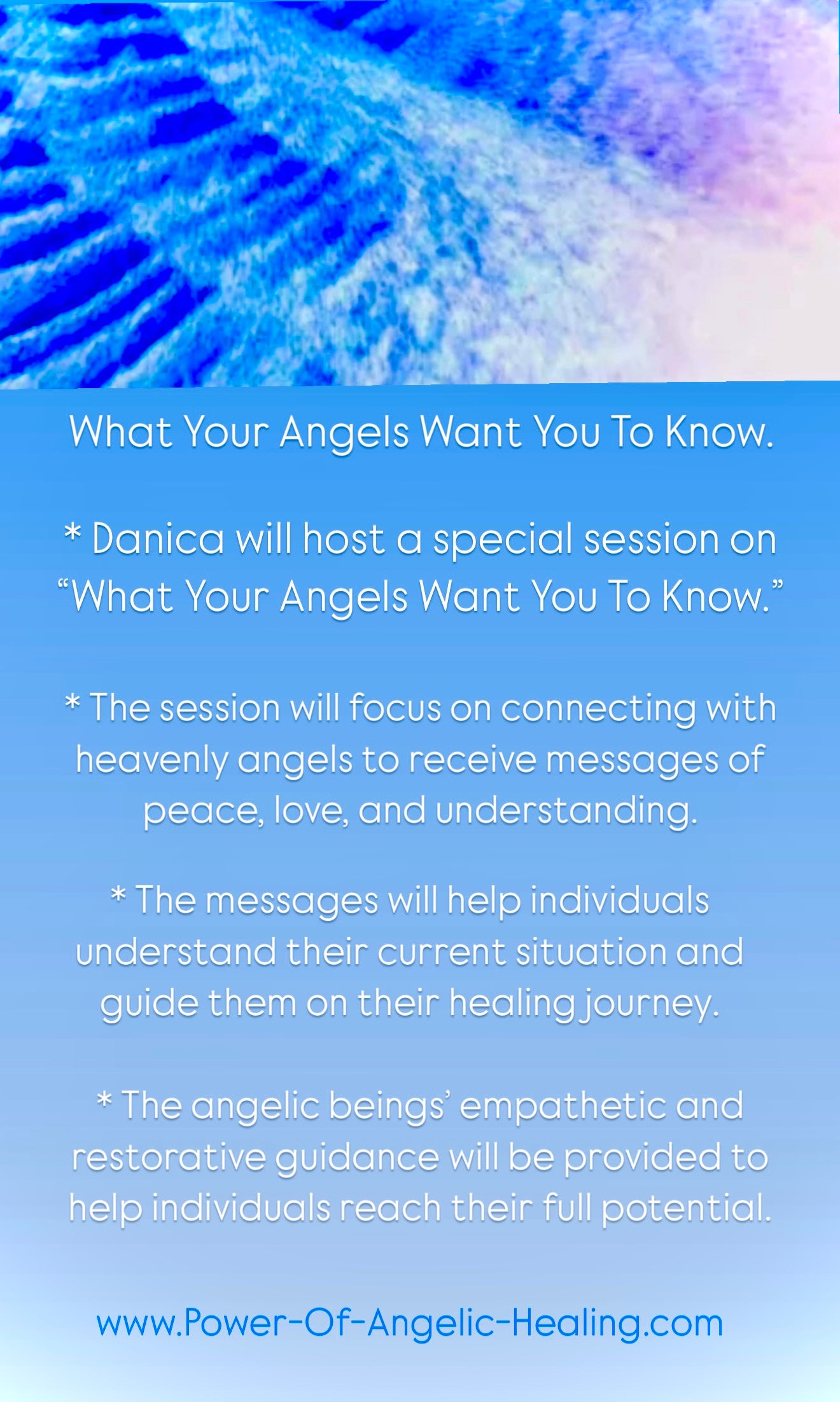 What Your Angels Want You To Know